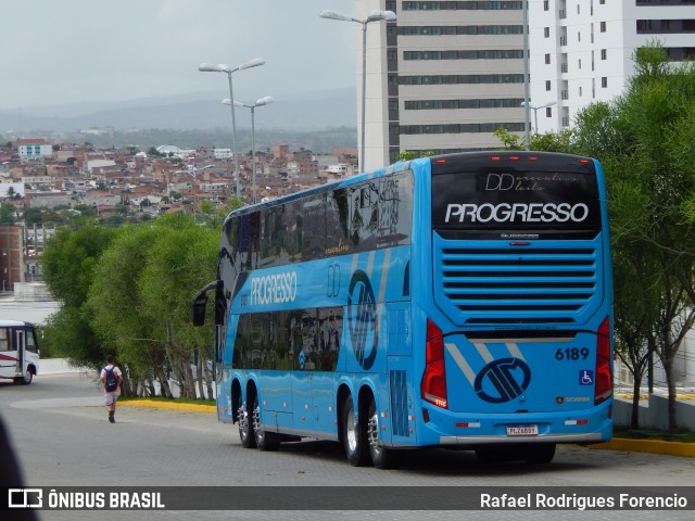 Auto Viação Progresso 6189 na cidade de Caruaru, Pernambuco, Brasil, por Rafael Rodrigues Forencio. Número da foto: #10233785.