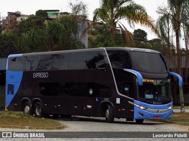 Expresso Transporte e Turismo Ltda. 18851 na cidade de Juiz de Fora, Minas Gerais, Brasil, por Leonardo Fidelli. ID da foto: 10235427.