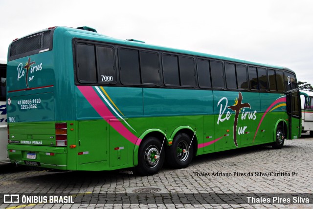 Retirus Tur Transporte e Turismo 7000 na cidade de Curitiba, Paraná, Brasil, por Thales Pires Silva. Número da foto: #10235280.