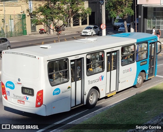 Viação Grande Vitória 23942 na cidade de Vitória, Espírito Santo, Brasil, por Sergio Corrêa. Número da foto: #10232511.