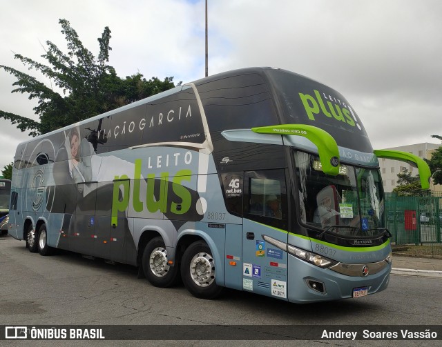 Viação Garcia 88037 na cidade de São Paulo, São Paulo, Brasil, por Andrey  Soares Vassão. Número da foto: #10147301.