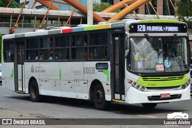 Transportes Paranapuan B10038 na cidade de Rio de Janeiro, Rio de Janeiro, Brasil, por Lucas Alvim. Número da foto: #10149258.