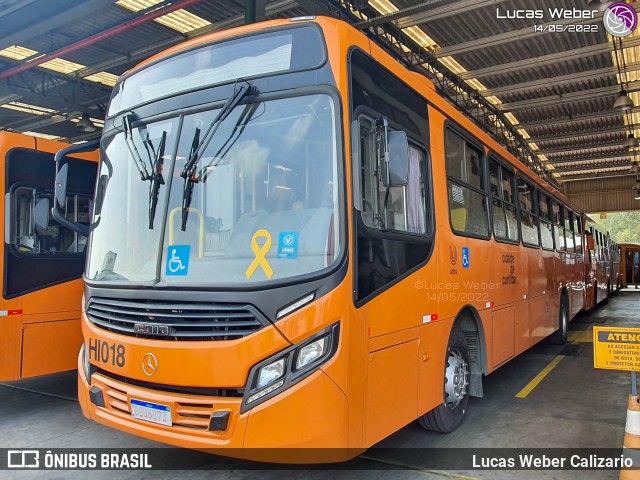 Auto Viação Redentor HI018 na cidade de Curitiba, Paraná, Brasil, por Lucas Weber Calizario. Número da foto: #10147195.