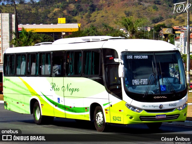 Rio Negro Fretamento e Turismo 62422 na cidade de Belo Horizonte, Minas Gerais, Brasil, por César Ônibus. Número da foto: #10149644.