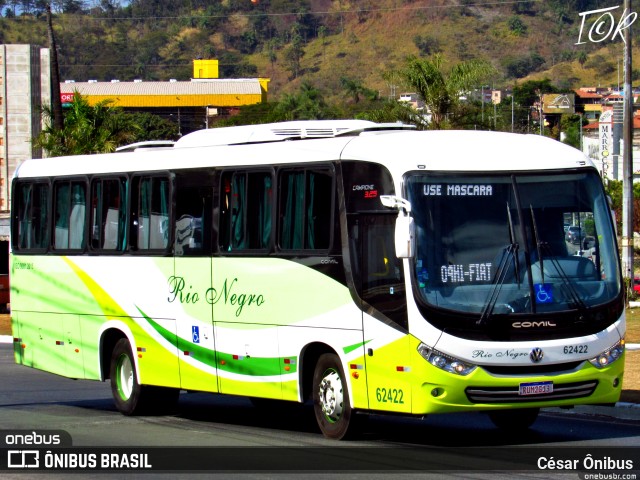 Rio Negro Fretamento e Turismo 62422 na cidade de Belo Horizonte, Minas Gerais, Brasil, por César Ônibus. ID da foto: 10149644.