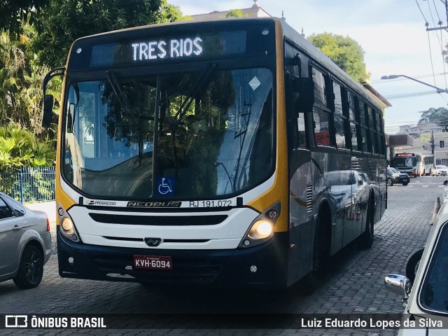 Viação Progresso RJ 191.072 na cidade de Paraíba do Sul, Rio de Janeiro, Brasil, por Luiz Eduardo Lopes da Silva. Número da foto: #10147430.