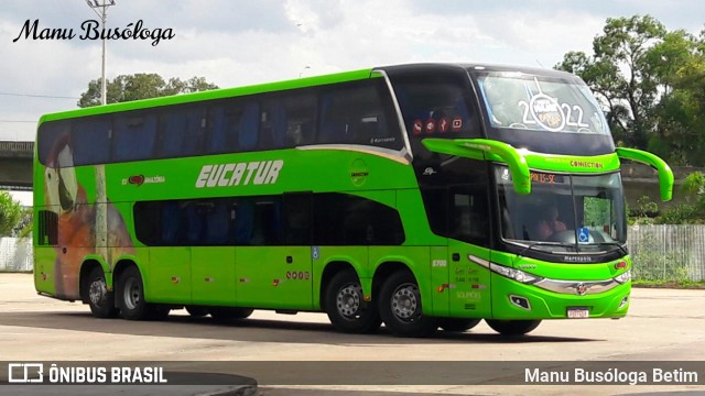 Eucatur - Empresa União Cascavel de Transportes e Turismo 5700 na cidade de Curitiba, Paraná, Brasil, por Manu Busóloga Betim. ID da foto: 10147208.