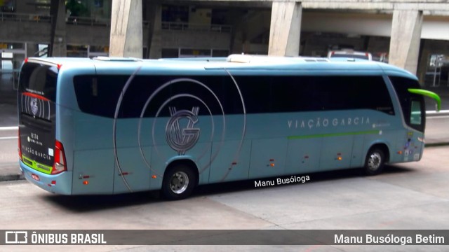 Viação Garcia 8174 na cidade de Curitiba, Paraná, Brasil, por Manu Busóloga Betim. Número da foto: #10147206.