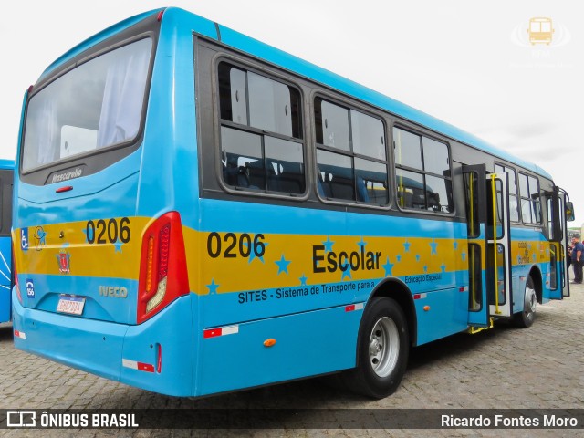 Transporte Acessível Unicarga 0206 na cidade de Curitiba, Paraná, Brasil, por Ricardo Fontes Moro. Número da foto: #10147940.
