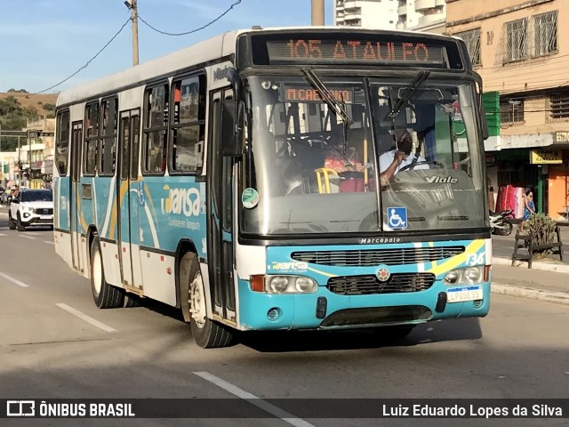 TRANSA - Transa Transporte Coletivo 736 na cidade de Três Rios, Rio de Janeiro, Brasil, por Luiz Eduardo Lopes da Silva. ID da foto: 10147443.