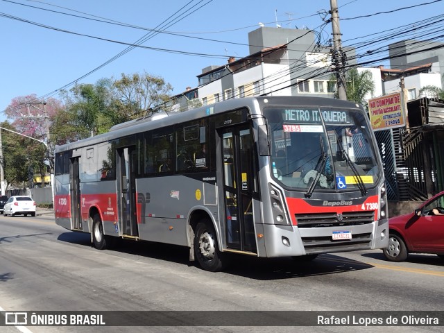 Pêssego Transportes 4 7380 na cidade de São Paulo, São Paulo, Brasil, por Rafael Lopes de Oliveira. ID da foto: 10150206.