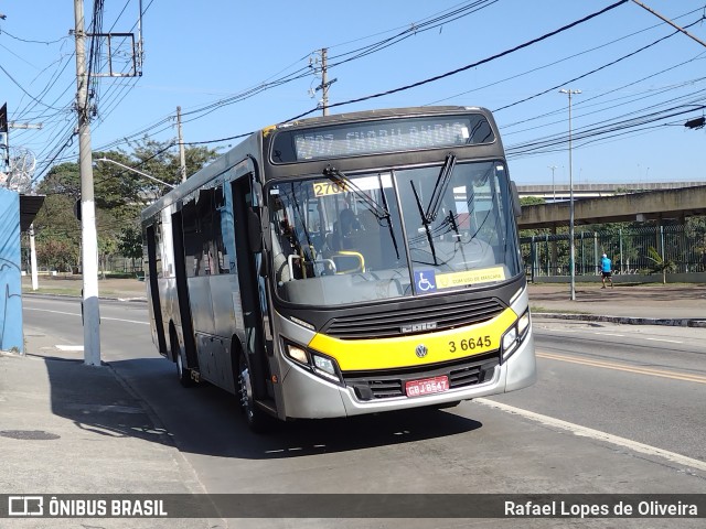 Transunião Transportes 3 6645 na cidade de São Paulo, São Paulo, Brasil, por Rafael Lopes de Oliveira. Número da foto: #10147444.