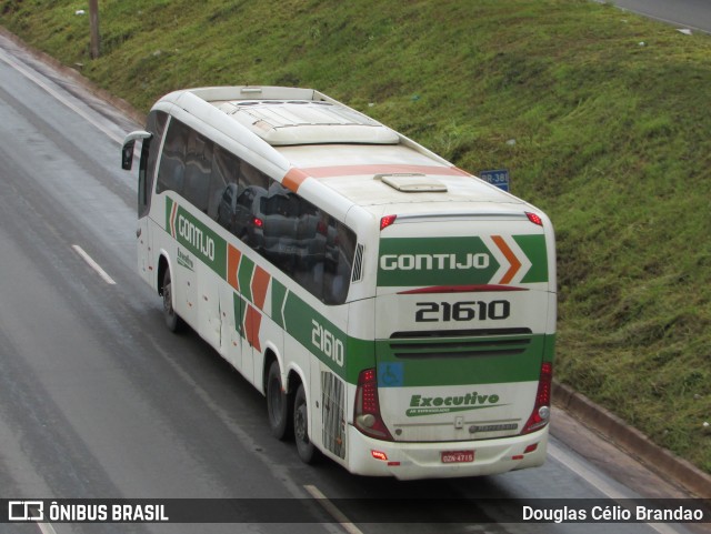 Empresa Gontijo de Transportes 21610 na cidade de Belo Horizonte, Minas Gerais, Brasil, por Douglas Célio Brandao. ID da foto: 10148233.