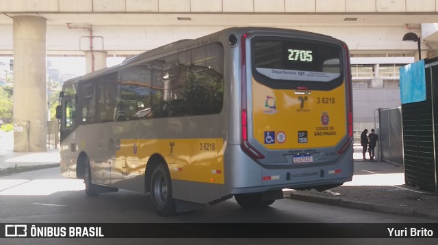 Transunião Transportes 3 6218 na cidade de São Paulo, São Paulo, Brasil, por Yuri Brito. ID da foto: 10150046.