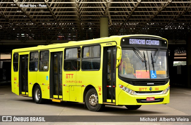 Empresa de Transportes e Turismo Carapicuiba 144 na cidade de Carapicuíba, São Paulo, Brasil, por Michael  Alberto Vieira. Número da foto: #10148578.