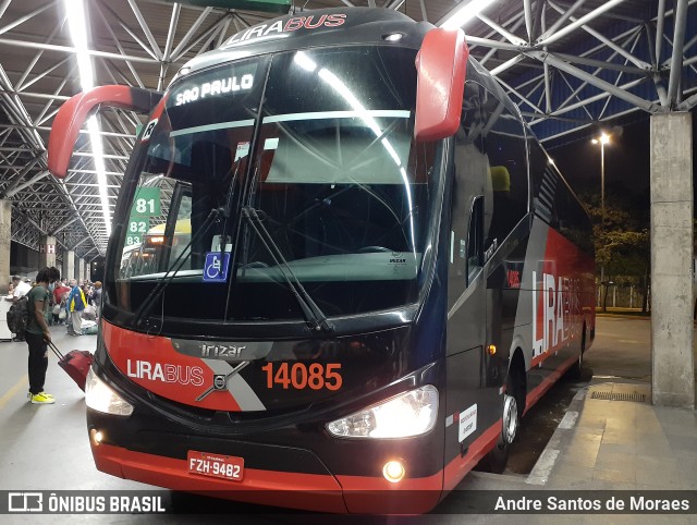 Lirabus 14085 na cidade de São Paulo, São Paulo, Brasil, por Andre Santos de Moraes. Número da foto: #10150008.