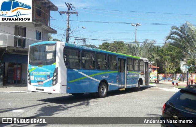 Viação Ponte Coberta RJ 190.020 na cidade de Mangaratiba, Rio de Janeiro, Brasil, por Anderson Nascimento . Número da foto: #10147421.