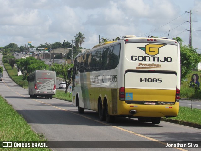 Empresa Gontijo de Transportes 14085 na cidade de Igarassu, Pernambuco, Brasil, por Jonathan Silva. ID da foto: 10146920.