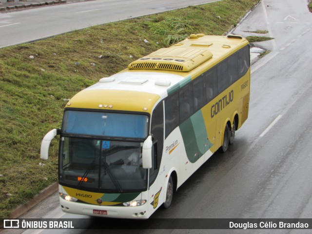 Empresa Gontijo de Transportes 14680 na cidade de Belo Horizonte, Minas Gerais, Brasil, por Douglas Célio Brandao. ID da foto: 10148070.