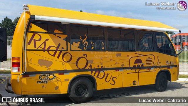 Rádio Ônibus 8032 na cidade de Curitiba, Paraná, Brasil, por Lucas Weber Calizario. ID da foto: 10148869.