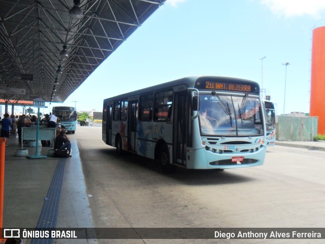Aliança Transportes Urbanos 21606 na cidade de Fortaleza, Ceará, Brasil, por Diego Anthony Alves Ferreira. Número da foto: #10147219.