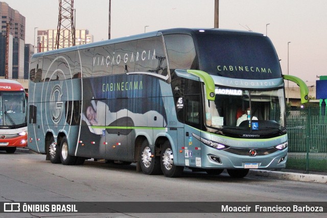 Viação Garcia 80036 na cidade de São Paulo, São Paulo, Brasil, por Moaccir  Francisco Barboza. Número da foto: #10148324.