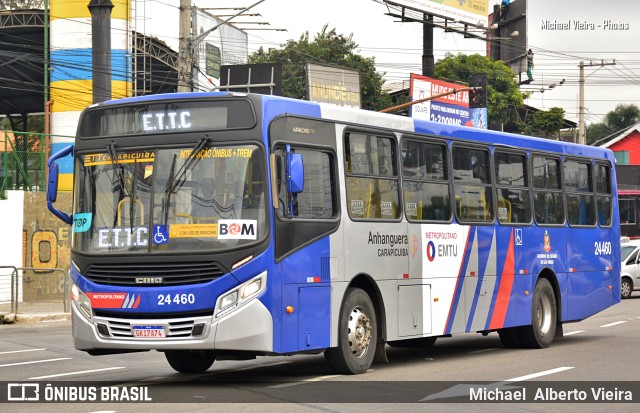 Empresa de Transportes e Turismo Carapicuiba 24.460 na cidade de Carapicuíba, São Paulo, Brasil, por Michael  Alberto Vieira. Número da foto: #10148625.