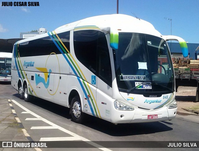 Transporte Argenta - Argentur 848 na cidade de Porto Alegre, Rio Grande do Sul, Brasil, por JULIO SILVA. Número da foto: #10153227.