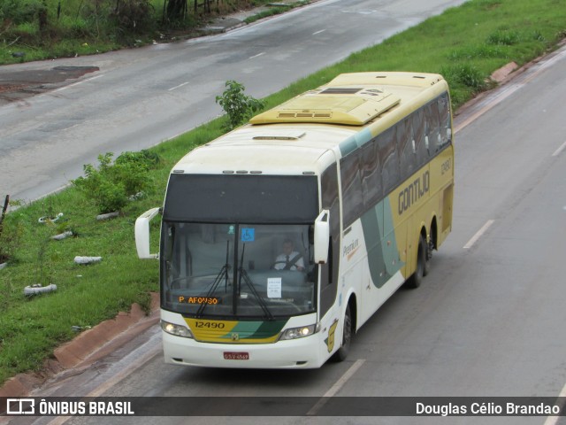 Empresa Gontijo de Transportes 12490 na cidade de Belo Horizonte, Minas Gerais, Brasil, por Douglas Célio Brandao. ID da foto: 10152159.