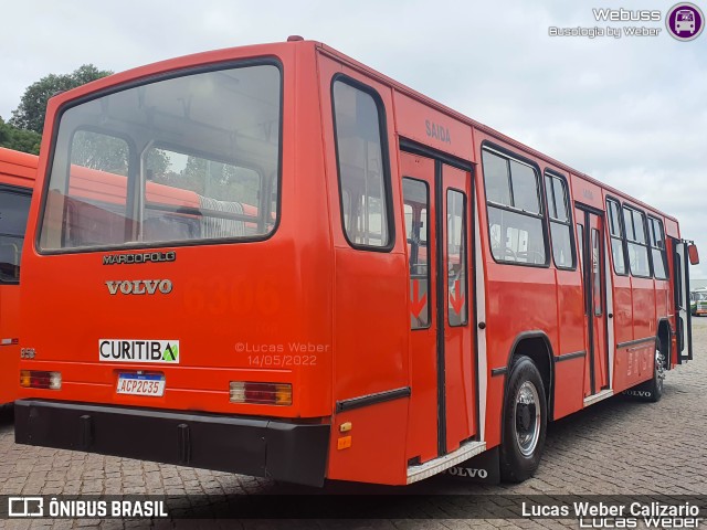 Ônibus Particulares 6306 na cidade de Curitiba, Paraná, Brasil, por Lucas Weber Calizario. ID da foto: 10151368.