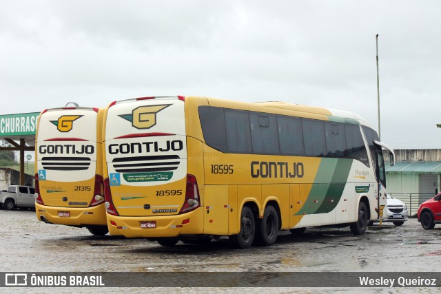 Empresa Gontijo de Transportes 18595 na cidade de Messias, Alagoas, Brasil, por Wesley Queiroz. ID da foto: 10151957.