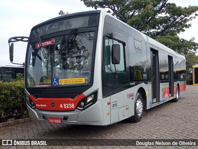 Express Transportes Urbanos Ltda 4 8238 na cidade de São Paulo, São Paulo, Brasil, por Douglas Nelson de Oliveira. ID da foto: 10150717.