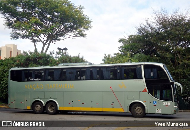 Viação Itapemirim 230 na cidade de São Paulo, São Paulo, Brasil, por Yves Munakata. ID da foto: 10150293.