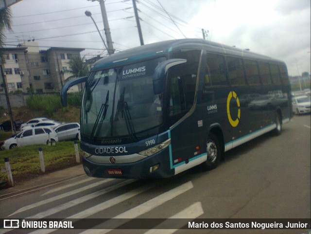 Viação Cidade Sol 5990 na cidade de Salvador, Bahia, Brasil, por Mario dos Santos Nogueira Junior. Número da foto: #10150956.