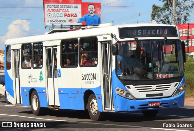 Transportes Barata BN-00014 na cidade de Ananindeua, Pará, Brasil, por Fabio Soares. Número da foto: #10153371.