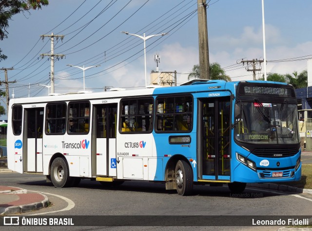 Expresso Santa Paula 16134 na cidade de Serra, Espírito Santo, Brasil, por Leonardo Fidelli. ID da foto: 10152116.