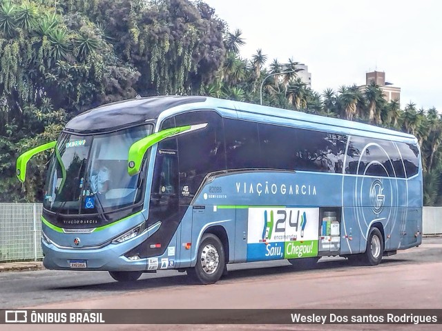 Viação Garcia 82088 na cidade de Curitiba, Paraná, Brasil, por Wesley Dos santos Rodrigues. ID da foto: 10150538.