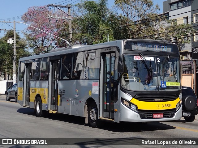 Transunião Transportes 3 6684 na cidade de São Paulo, São Paulo, Brasil, por Rafael Lopes de Oliveira. Número da foto: #10152609.