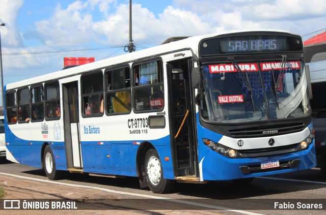 ViaBus Transportes CT-97703 na cidade de Ananindeua, Pará, Brasil, por Fabio Soares. ID da foto: 10153406.