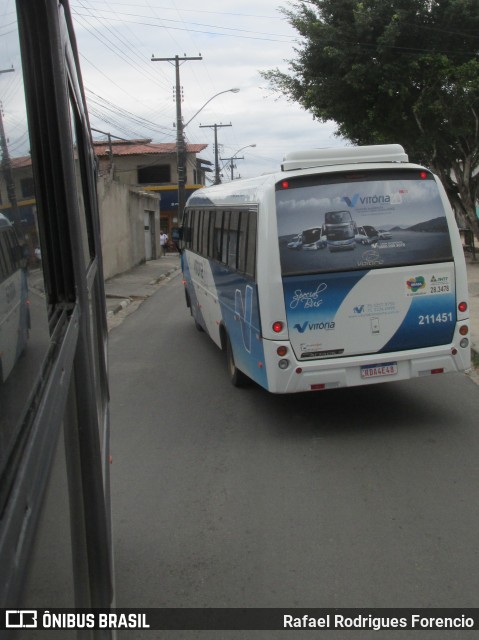 Vitória Transportes 211451 na cidade de Feira de Santana, Bahia, Brasil, por Rafael Rodrigues Forencio. Número da foto: #10153426.