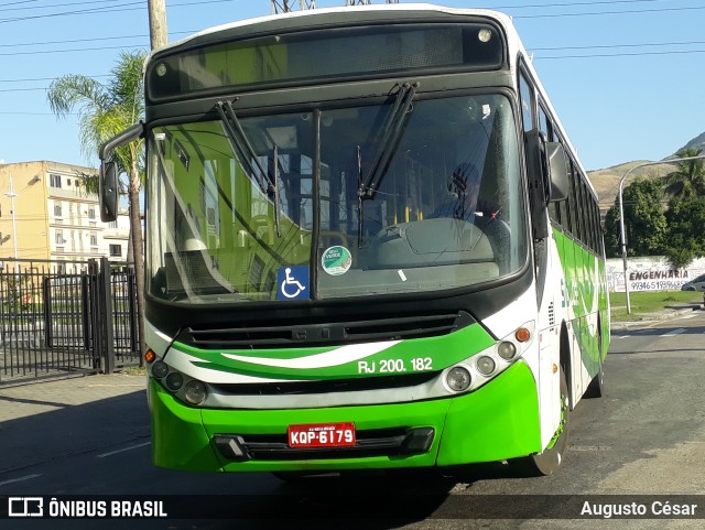 Viação São José RJ 200.182 na cidade de Nova Iguaçu, Rio de Janeiro, Brasil, por Augusto César. ID da foto: 10150894.