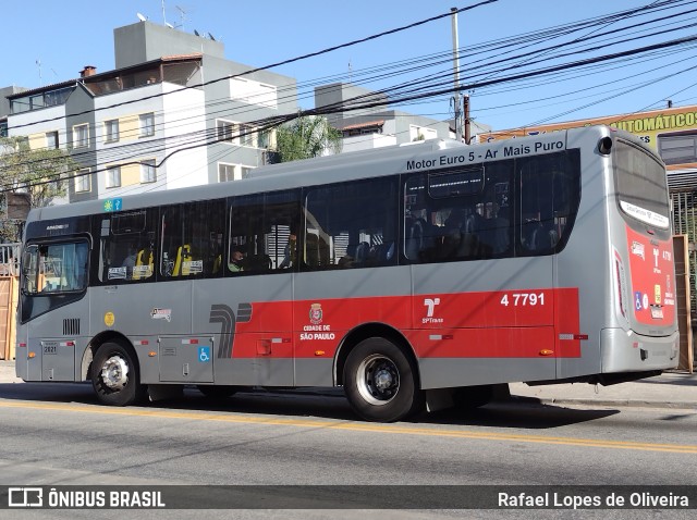 Pêssego Transportes 4 7791 na cidade de São Paulo, São Paulo, Brasil, por Rafael Lopes de Oliveira. Número da foto: #10152635.