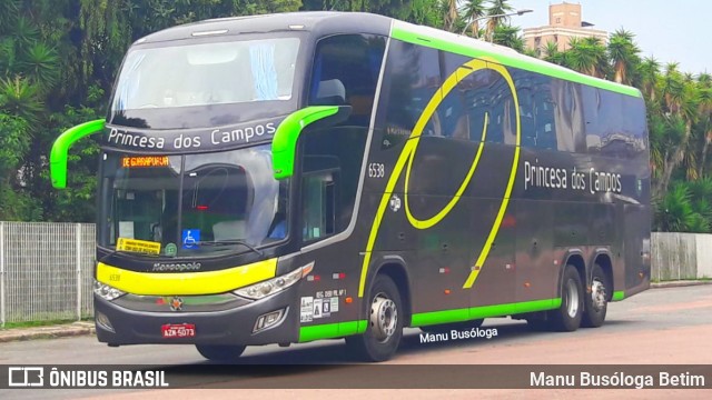 Expresso Princesa dos Campos 6538 na cidade de Curitiba, Paraná, Brasil, por Manu Busóloga Betim. Número da foto: #10151719.