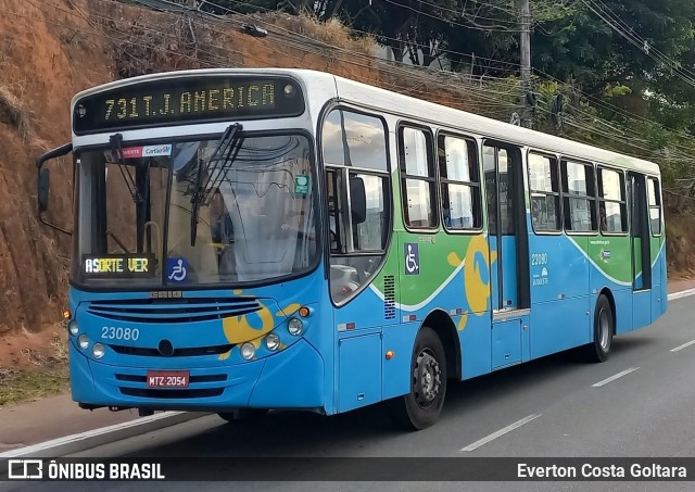 Viação Grande Vitória 23080 na cidade de Cariacica, Espírito Santo, Brasil, por Everton Costa Goltara. ID da foto: 10152399.