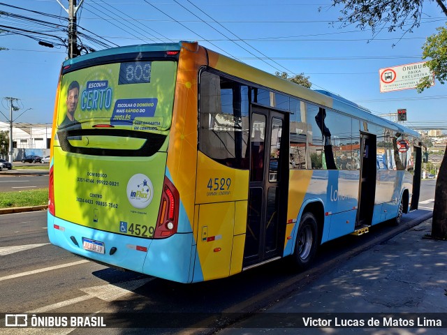 TCGL - Transportes Coletivos Grande Londrina 4529 na cidade de Londrina, Paraná, Brasil, por Victor Lucas de Matos Lima. Número da foto: #10151724.