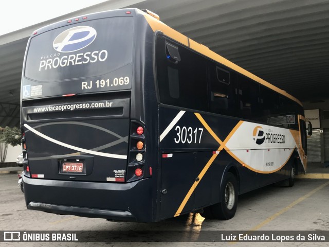 Viação Progresso 30317 na cidade de Três Arroios, Rio Grande do Sul, Brasil, por Luiz Eduardo Lopes da Silva. Número da foto: #10153896.