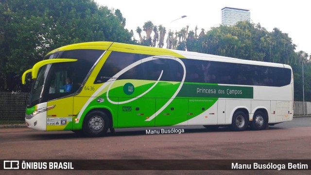 Expresso Princesa dos Campos 6436 na cidade de Curitiba, Paraná, Brasil, por Manu Busóloga Betim. ID da foto: 10155632.