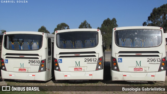 Viação Piraquara 29612 na cidade de Piraquara, Paraná, Brasil, por Busologia Gabrielística. Número da foto: #10156162.