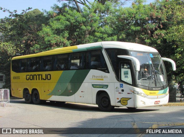 Empresa Gontijo de Transportes 18655 na cidade de São Paulo, São Paulo, Brasil, por FELIPE ALMEIDA. ID da foto: 10154618.