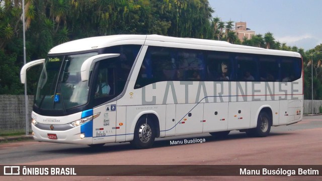 Auto Viação Catarinense 3351 na cidade de Curitiba, Paraná, Brasil, por Manu Busóloga Betim. ID da foto: 10154152.